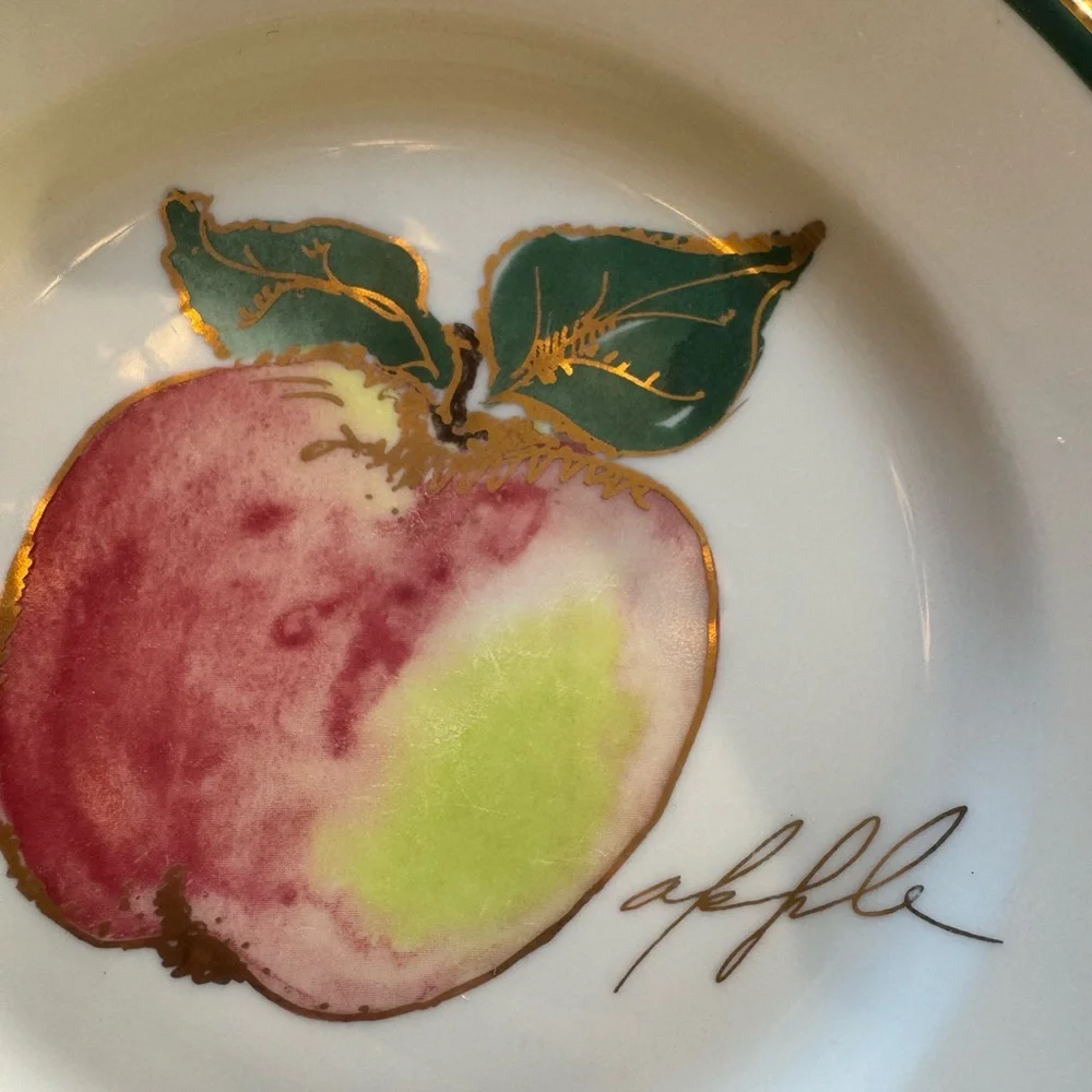 Crate & Barrel | Set Hand Painted Lunch/Dessert Plates -Each Plate Different!